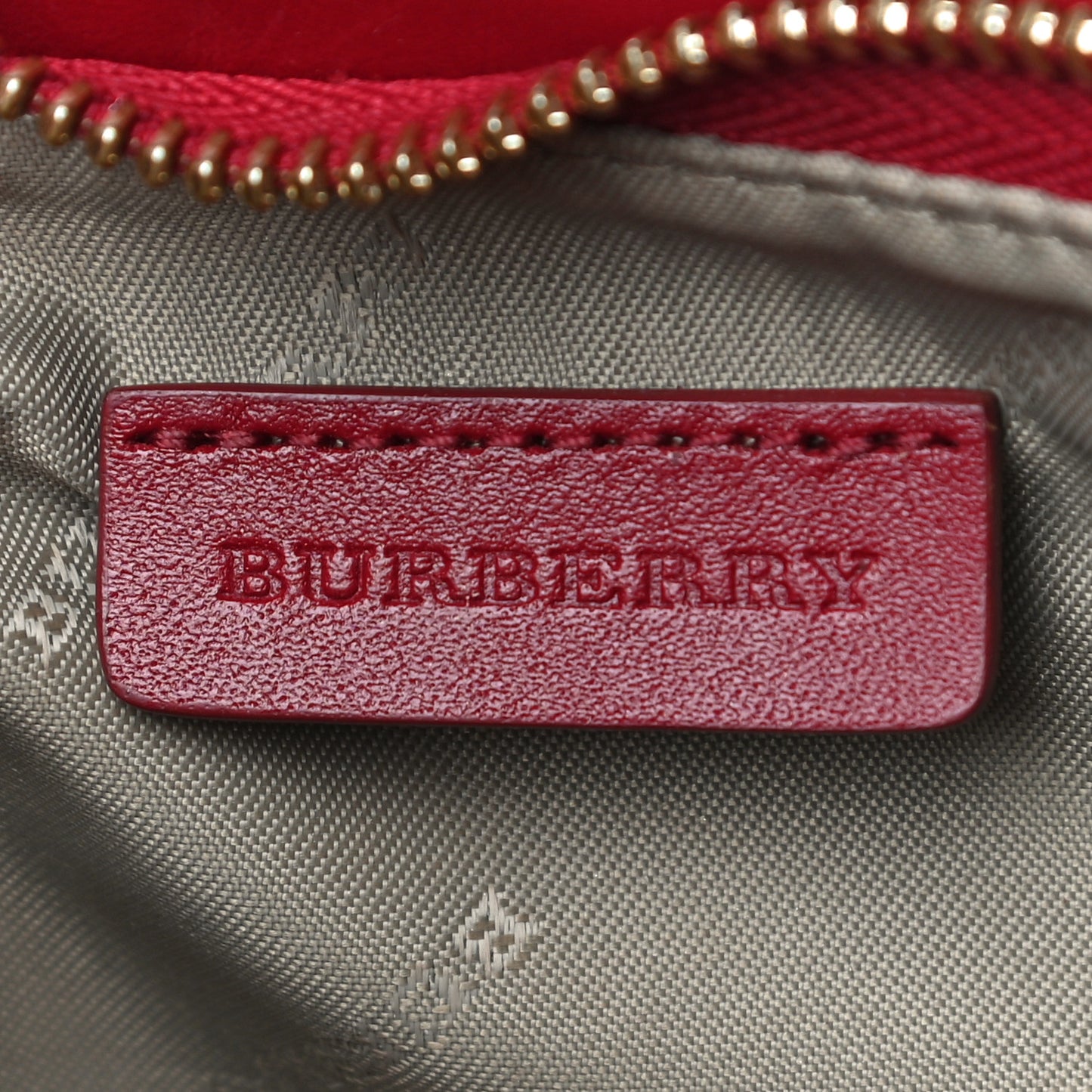Haymarket Check Clara Pochette Military Red