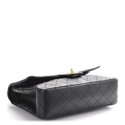 Chanel Lambskin Quilted Medium Double Flap Black 5 of 15
