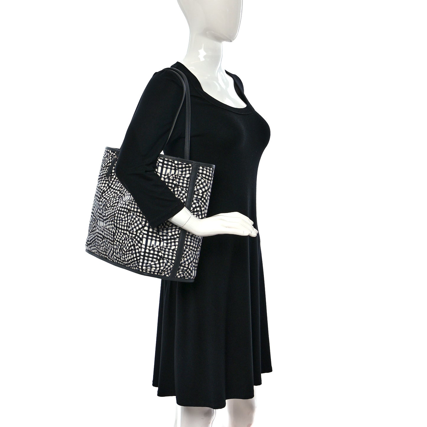 Visetos Medium Project Reversible Shopper Tote Phantom Grey