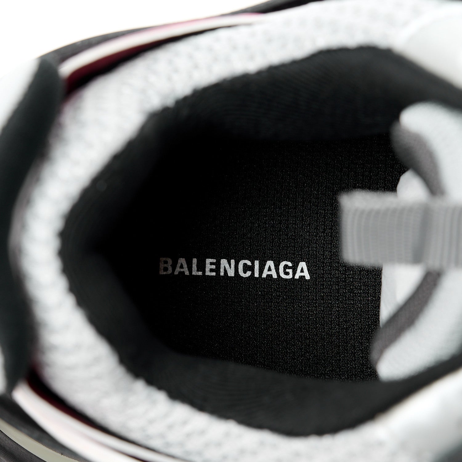 Balenciaga Mesh Nylon Womens Track Sneakers 42 Black Gris 7 of 9