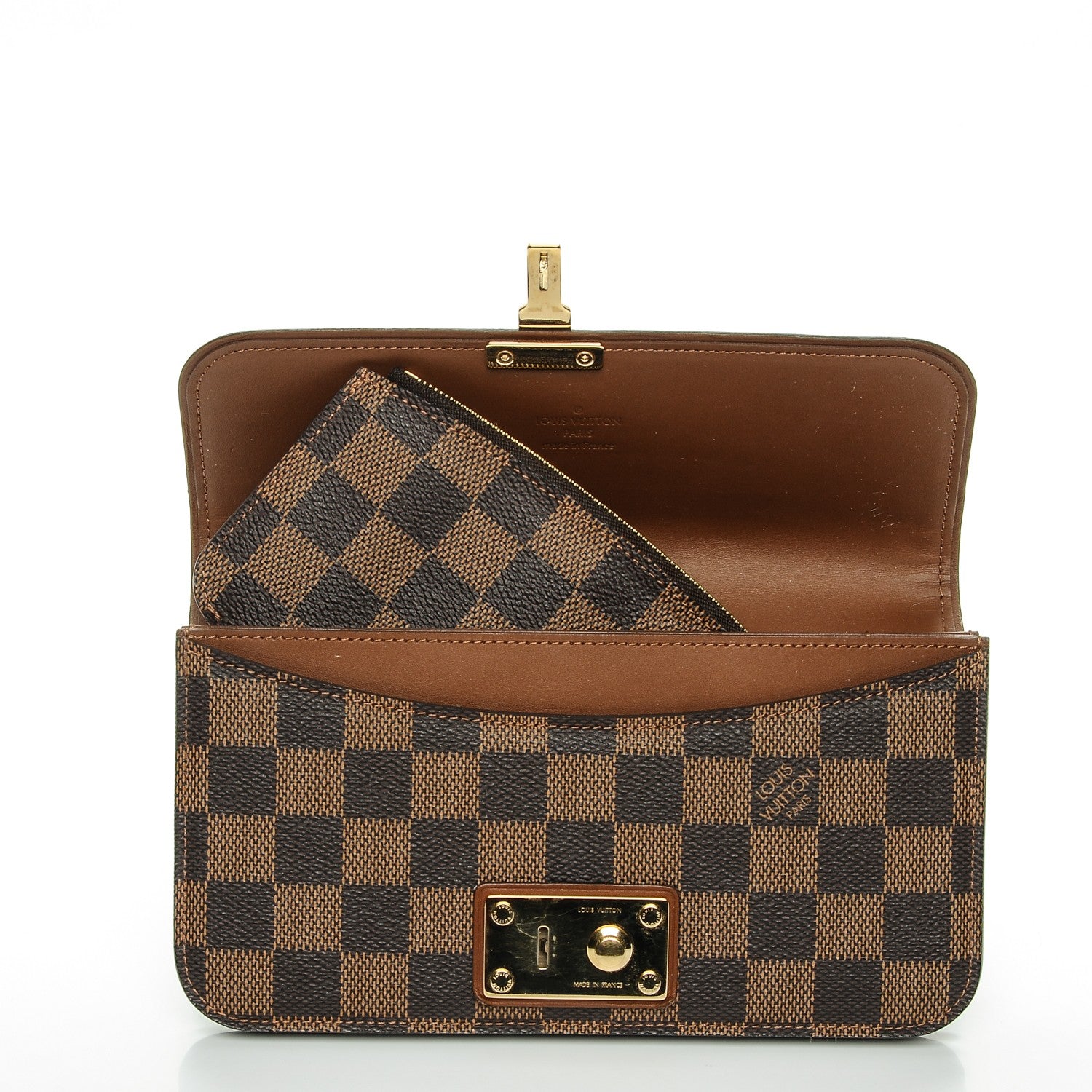 Louis Vuitton Damier Ebene Ascot Wallet 5 of 9