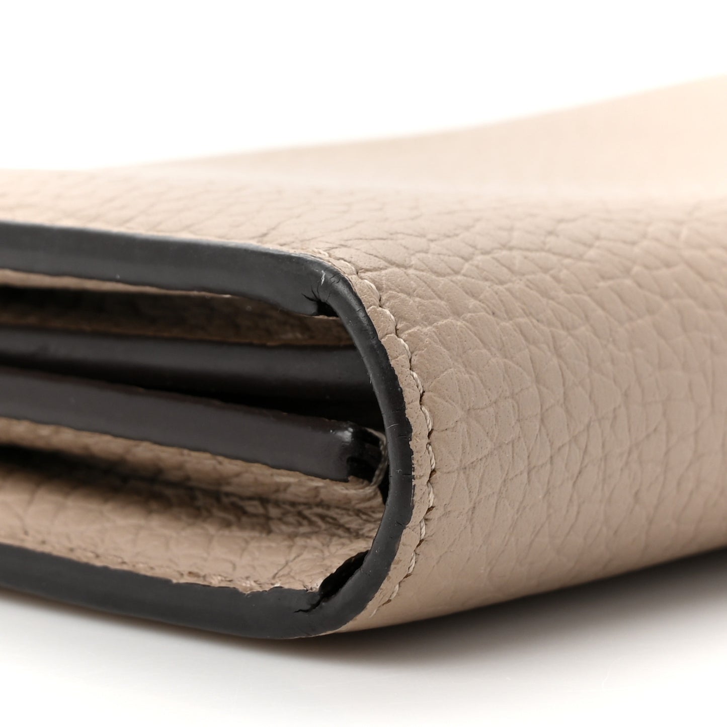 Veau Cachemire Comete Wallet Galet