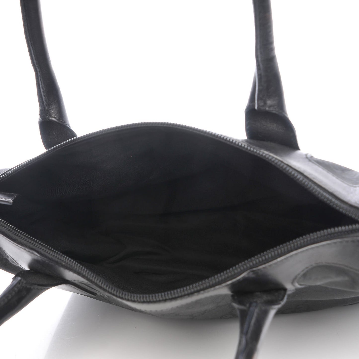 Nylon Monogram Tote Bag Black