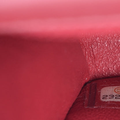 Chanel Lambskin Quilted Mini Rectangular Flap Red 7 of 11