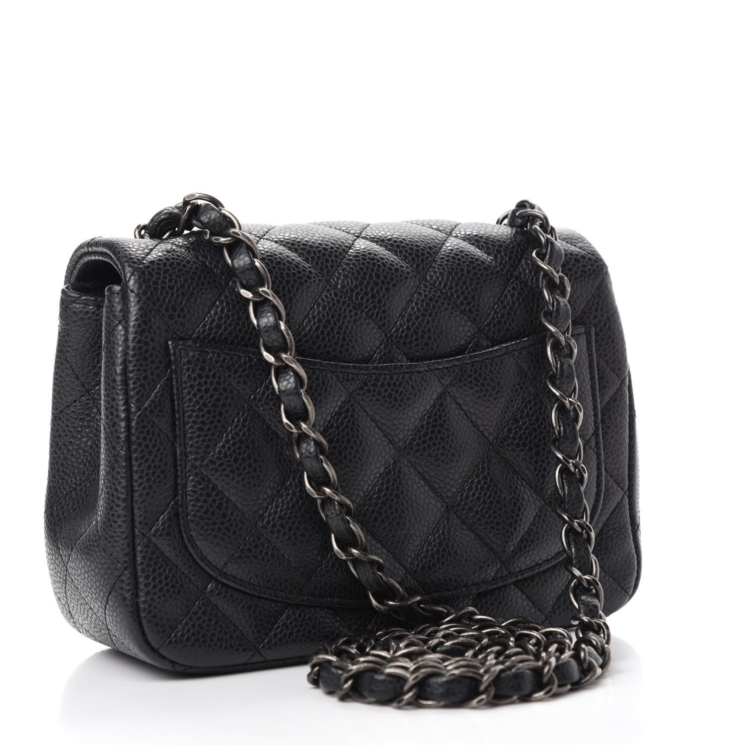 Chanel Caviar Quilted Mini Square Flap Black 3 of 11