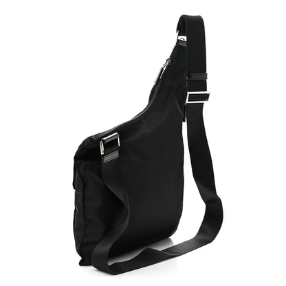 Prada Nylon Vela Sling Messenger Bag Black 3 of 10