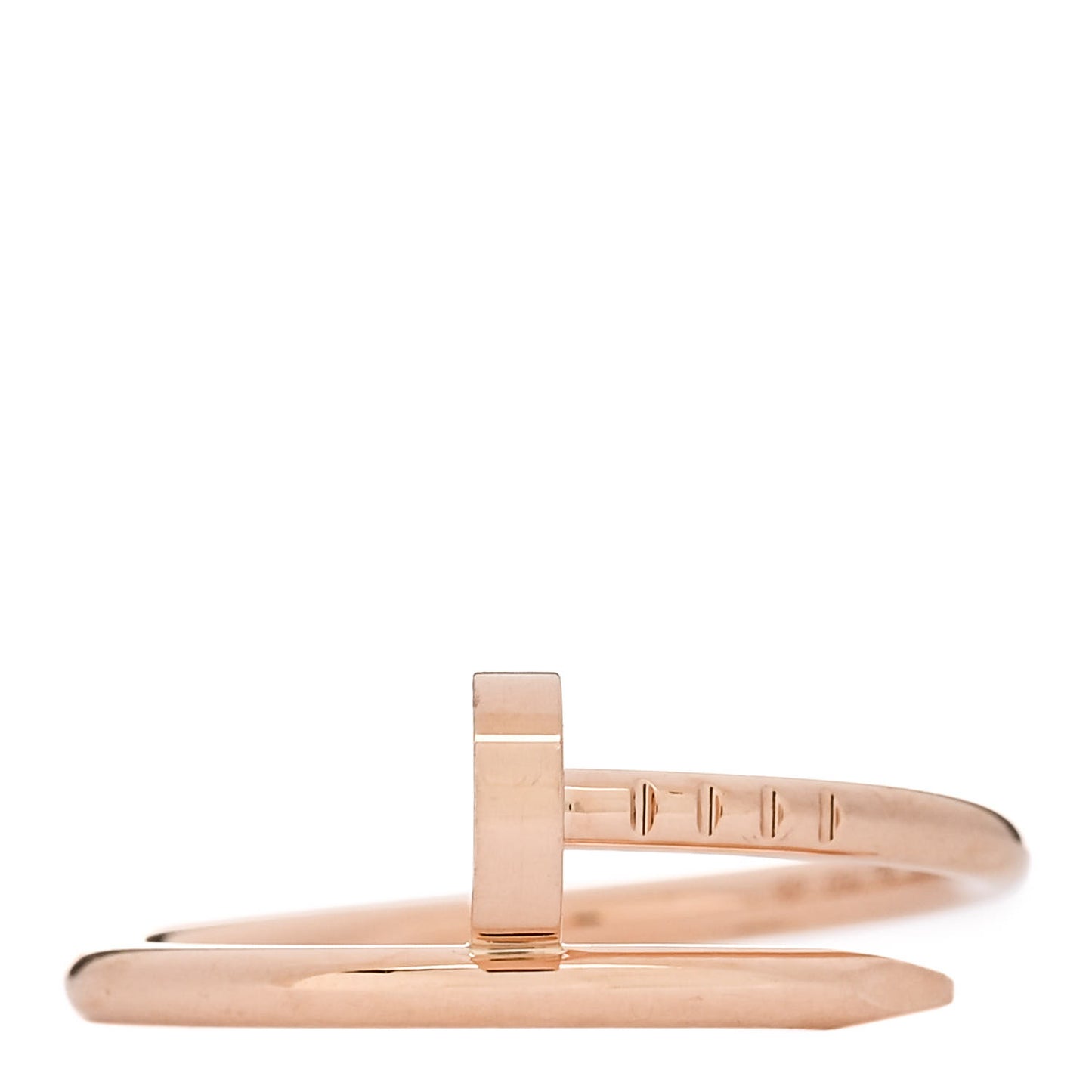 18K Pink Gold Small Juste Un Clou Ring 53 6.25