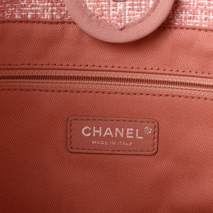 Chanel Canvas Small Deauville Tote Pink 8 of 10