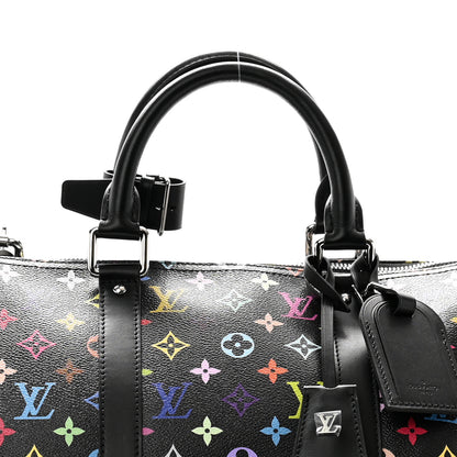 Louis Vuitton LV X TM Monogram Multicolor Keepall Bandouliere 50 Black 6 of 8