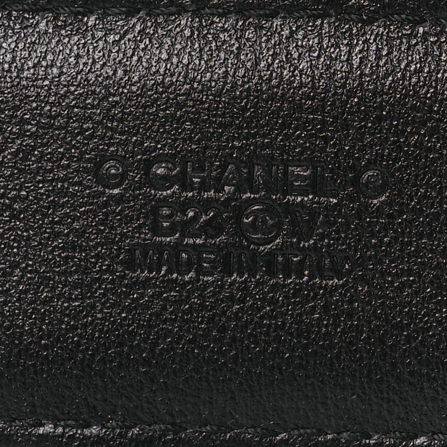 Chanel Lambskin Quilted CC Chain Belt 95 38 Black 5 of 7