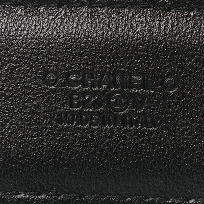 Chanel Lambskin Quilted CC Chain Belt 95 38 Black 5 of 7