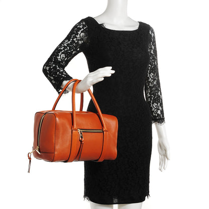 Chloe Leather Madeleine Satchel Brown 2 of 8