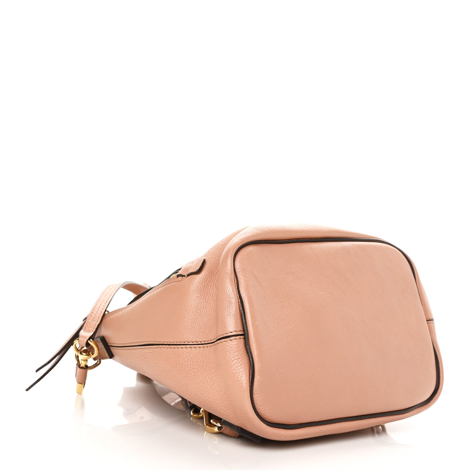 Chloe Suede Calfskin Small Faye Backpack Nougat 3 of 7