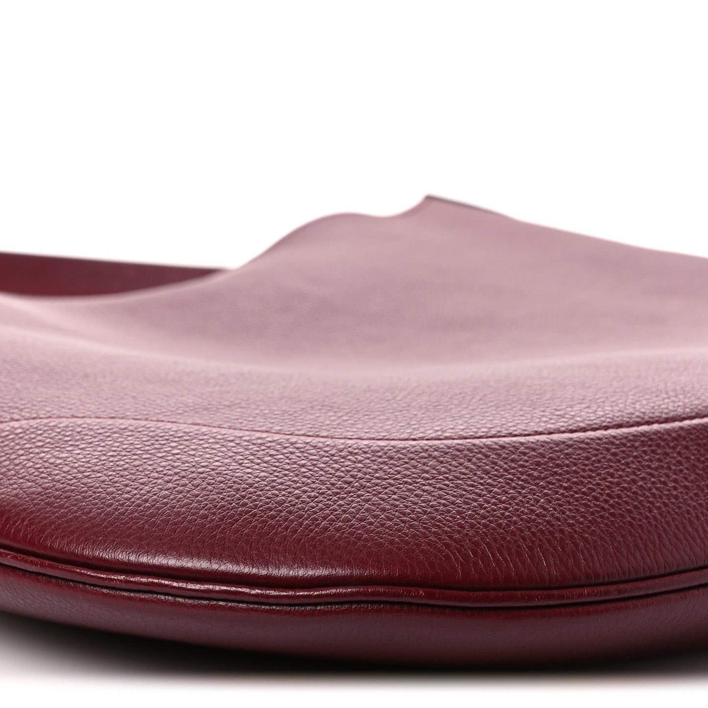 Soft Grained Calfskin Maxi B Hobo Rosso