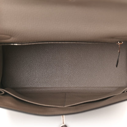 Hermes Togo Kelly Retourne 28 Gris Asphalte 14 of 37