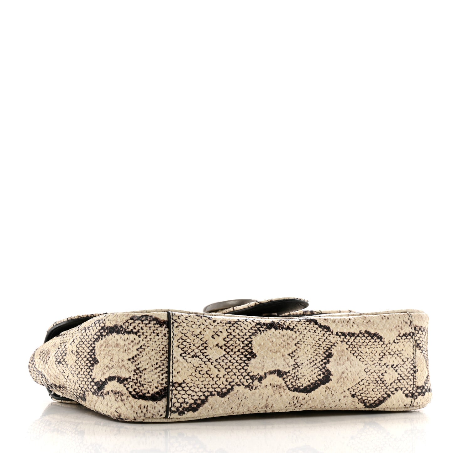 Snakeskin Matelasse Aria Small GG Marmont Shoulder Bag Roccia