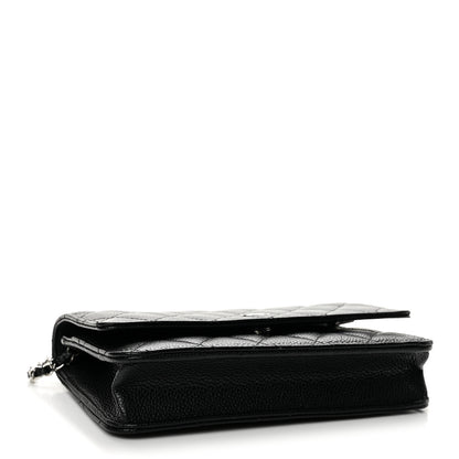 Chanel Caviar Quilted Wallet on Chain WOC Black 4 of 13