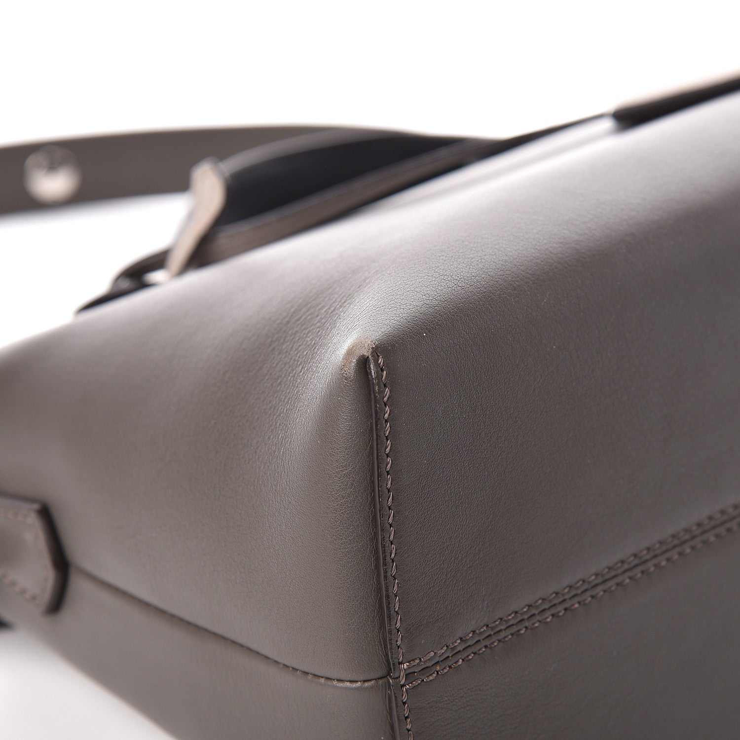 Fendi Vitello Dolce 4 Color Medium By The Way Boston Bag Carbone Grigio Polvere Multicolor 10 of 15