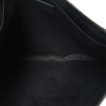 Louis Vuitton Calfskin Monogram Shadow Discovery Pochette Black 5 of 6