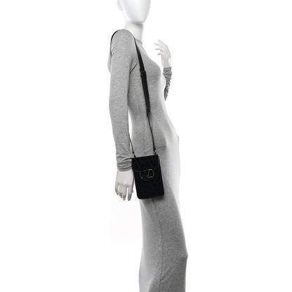 Valentino Garavani Toile Iconographe Vlogo Mini Loco Crossbody Bag Black 2 of 11