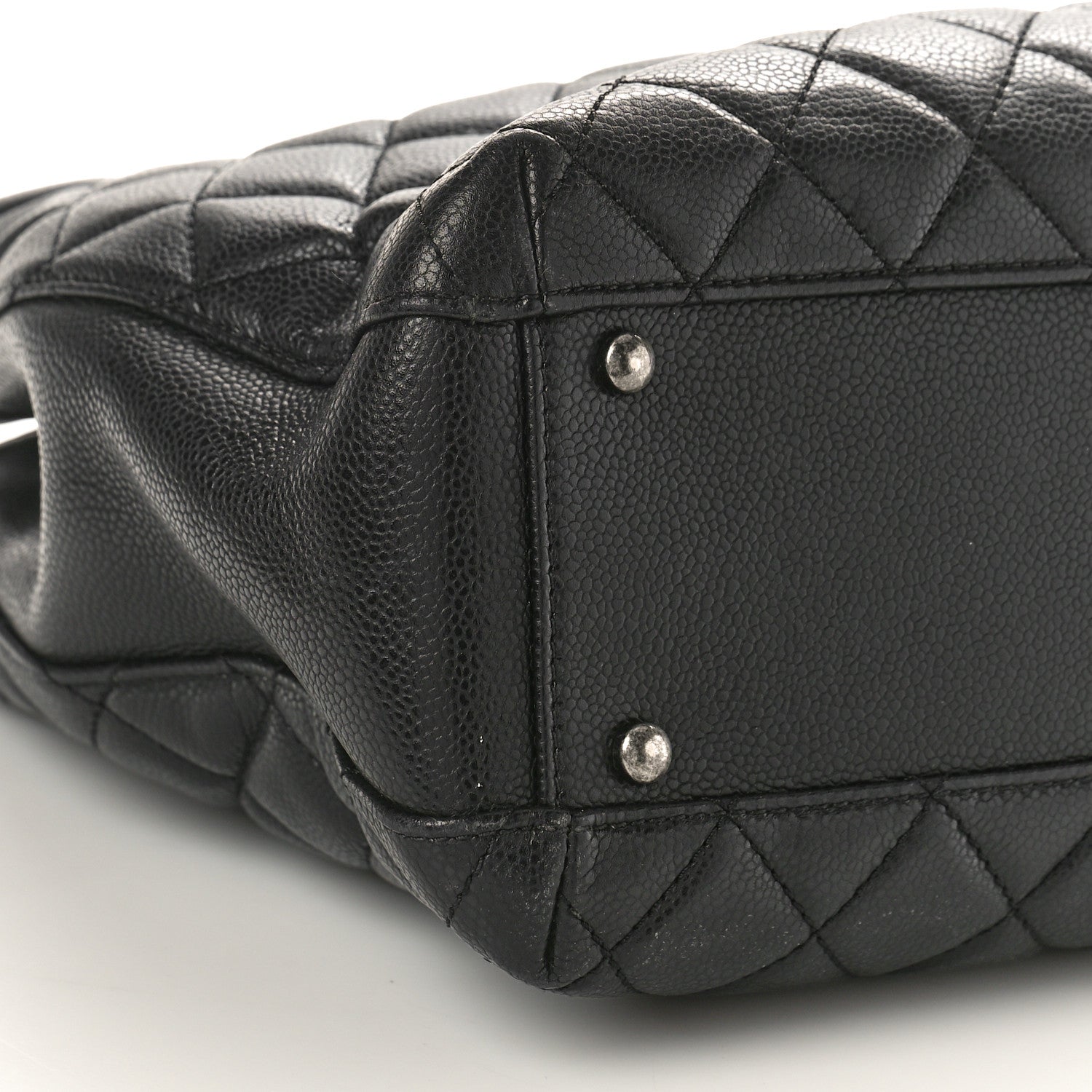 Chanel Caviar Quilted City Shopping Tote Black 10 of 14