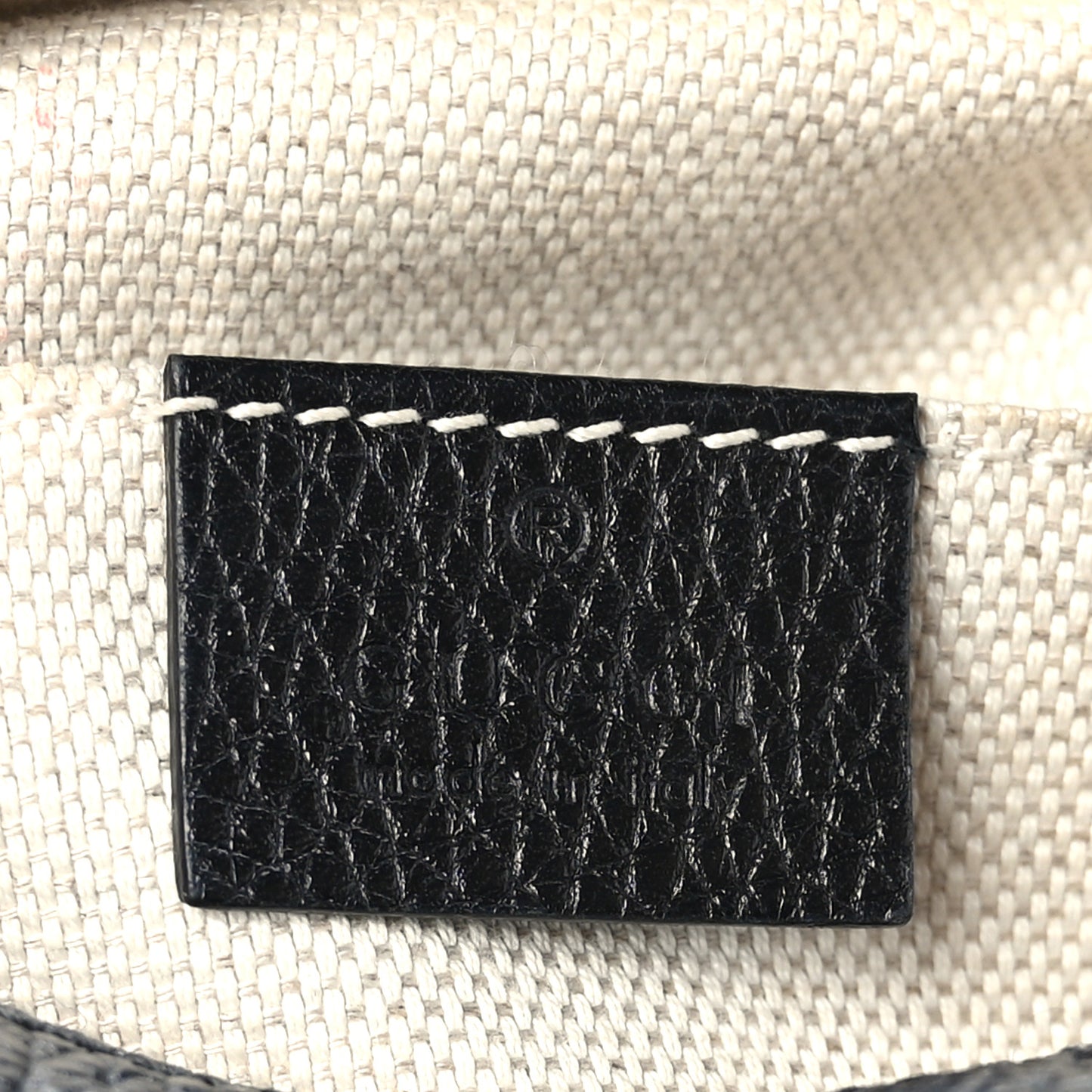 Pebbled Calfskin Small Soho Disco Bag Black