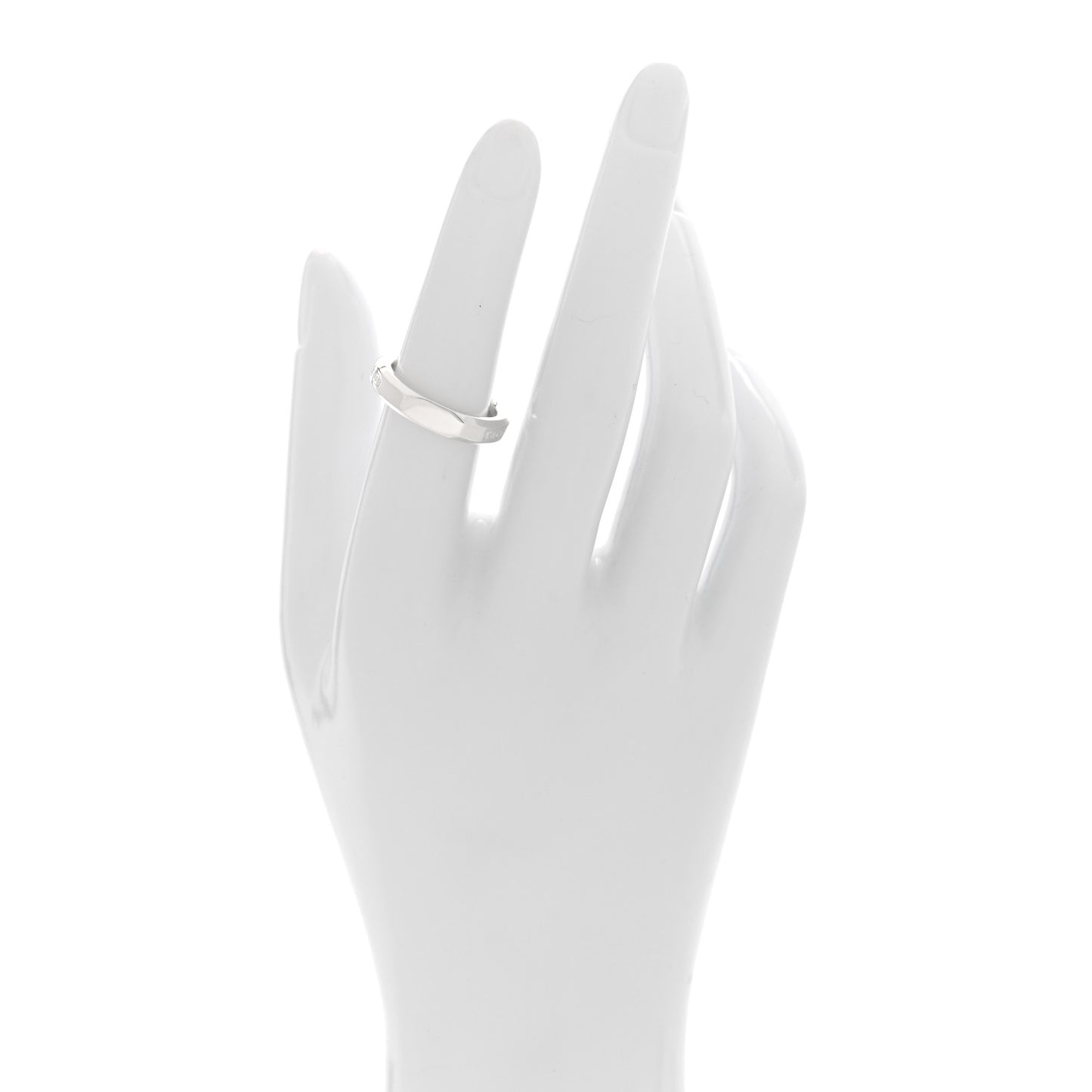 Sterling Silver Makers Narrow Slice Ring 52 6