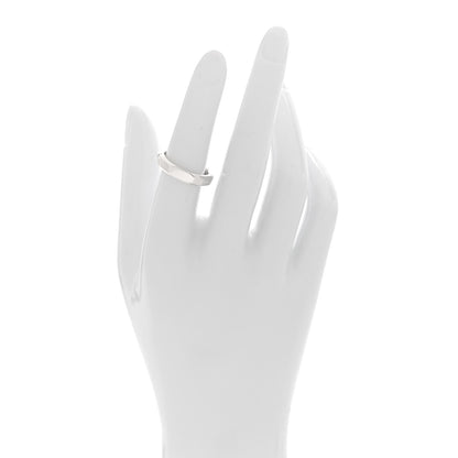 Tiffany Sterling Silver Makers Narrow Slice Ring 52 6 2 of 6