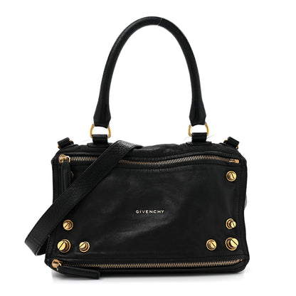 Givenchy Pebbled Calfskin Medium Bolt Stud Pandora Black 1 of 12