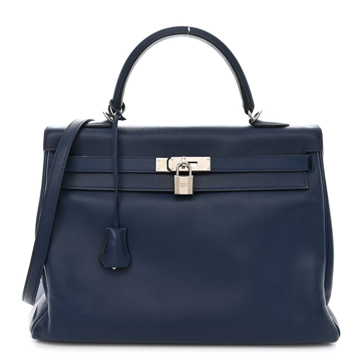 Hermes Swift Kelly 35 Bleu De Prusse 1 of 11