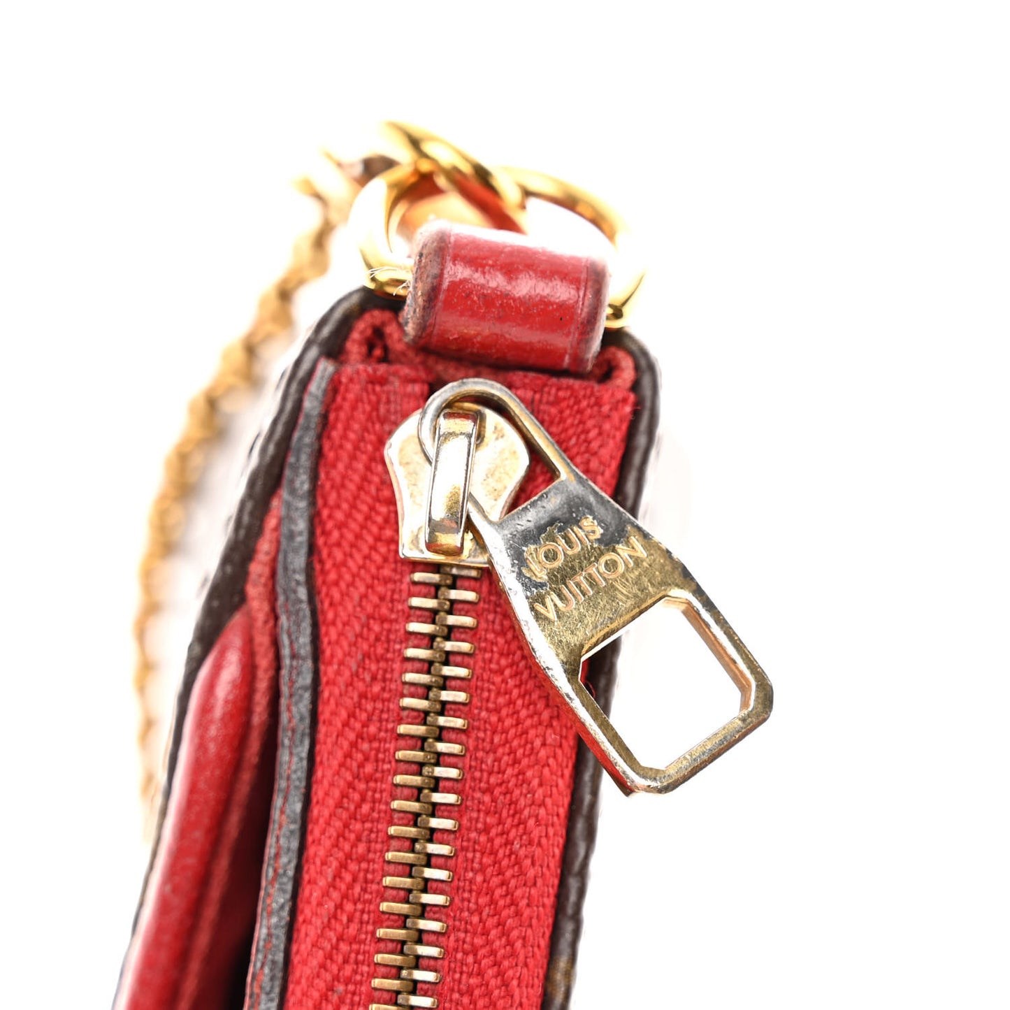 Monogram Pallas Clutch Cherry