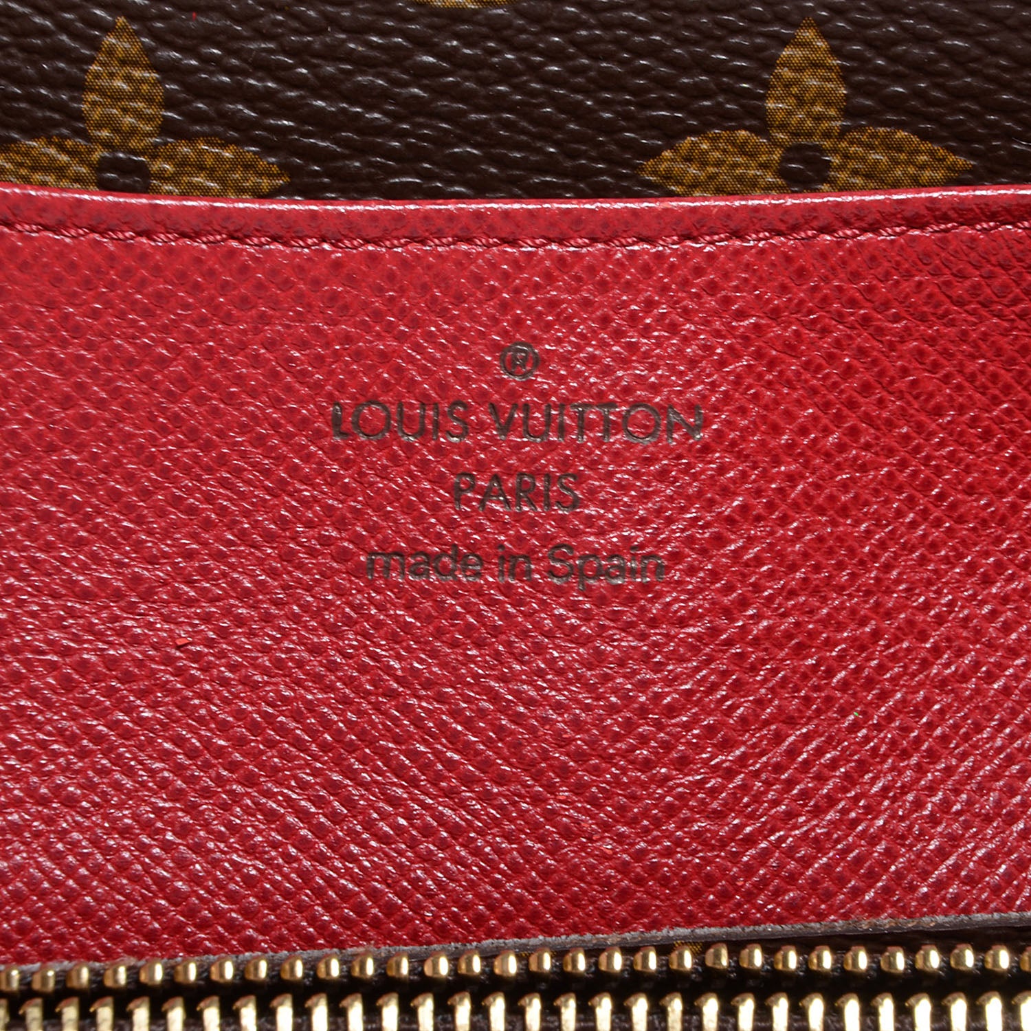 Louis Vuitton Monogram Emilie Wallet Red 10 of 27