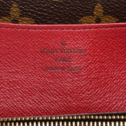 Louis Vuitton Monogram Emilie Wallet Red 10 of 27