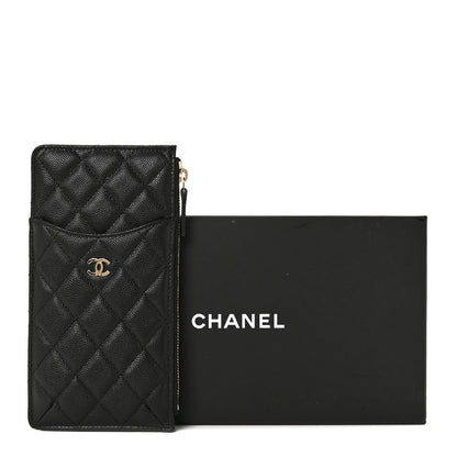 Chanel Caviar Quilted Classic iPhone Pouch Black 10 of 10