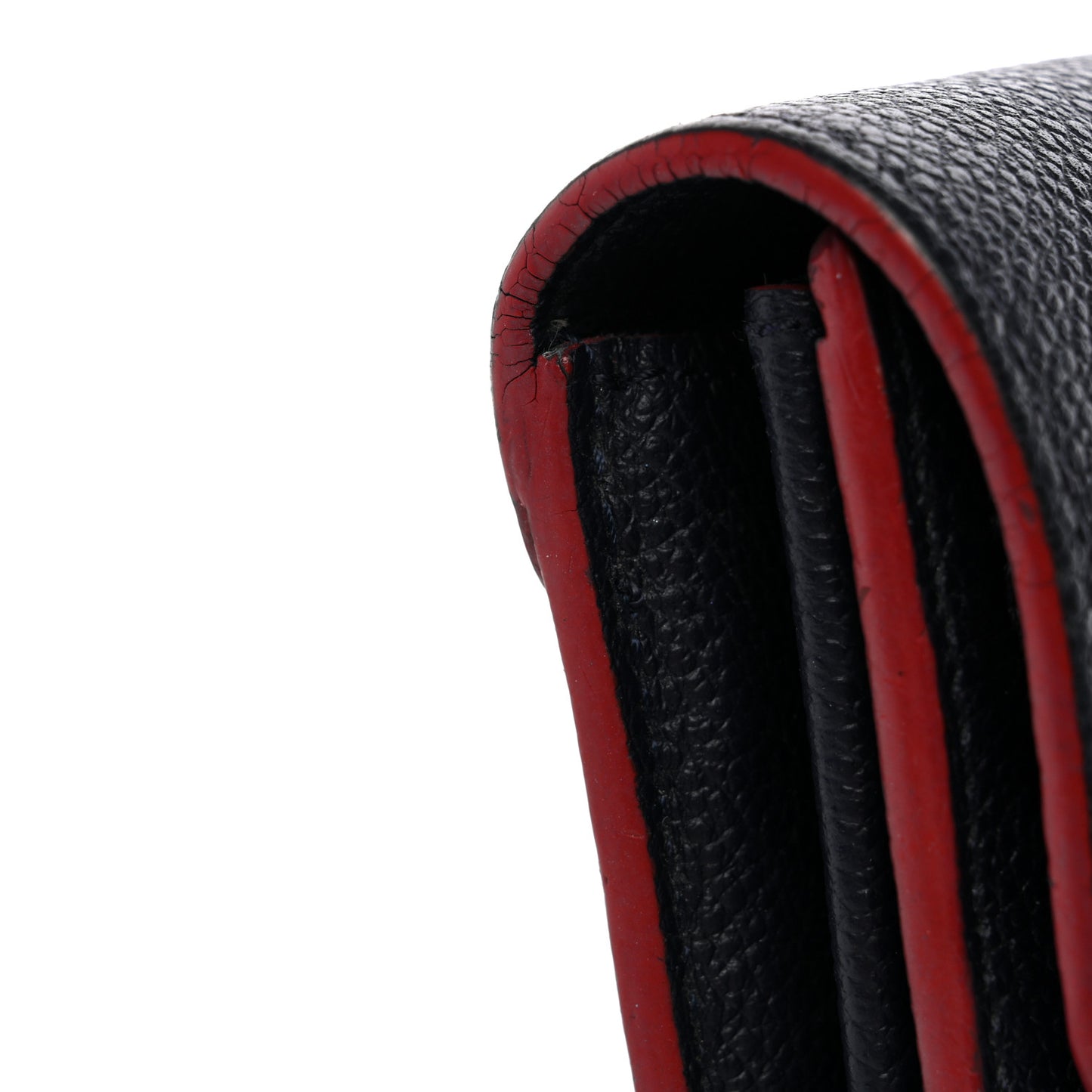 Empreinte Pont-Neuf Wallet Marine Rouge