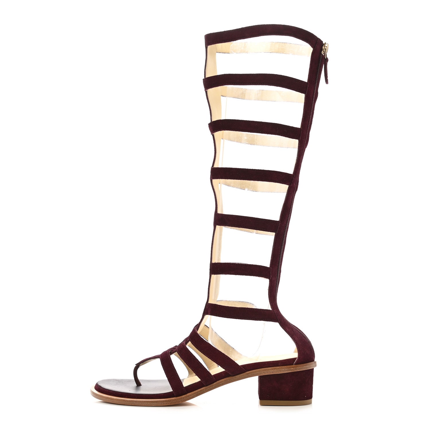 Chanel Suede Gladiator Sandals 38 1 of 10