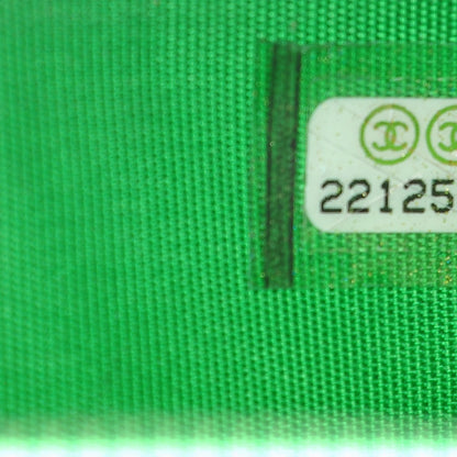 Chanel Patent Quilted Boy Zip Around Coin Purse Wallet Green 7 of 8
