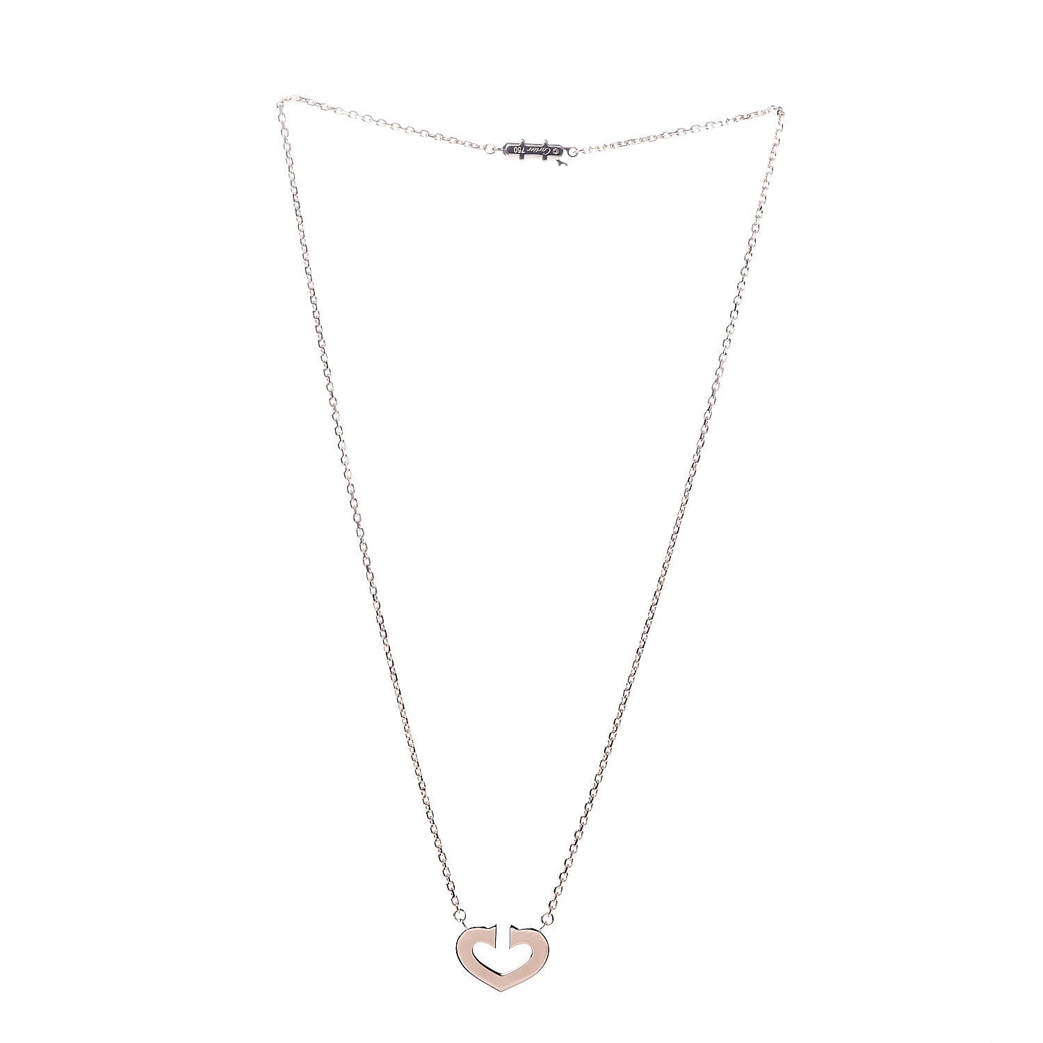 Cartier 18K Pink Gold Medium Hearts and Symbols Necklace 3 of 7