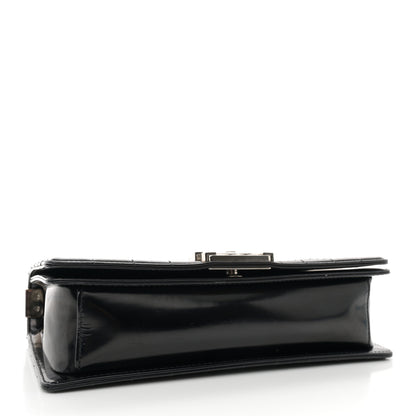 Chanel Glazed Calfskin Medium Boy Flap Black 4 of 13