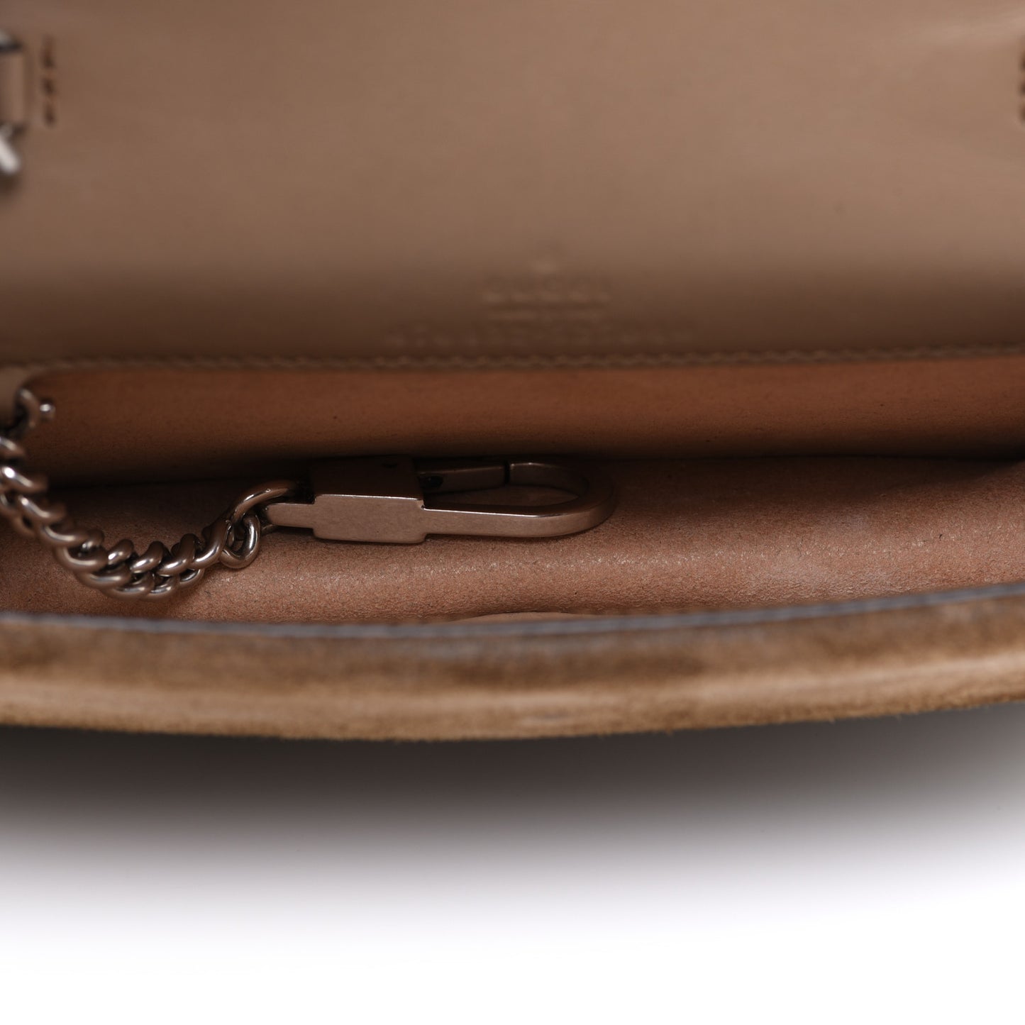 GG Supreme Monogram Super Mini Dionysus Shoulder Bag Taupe