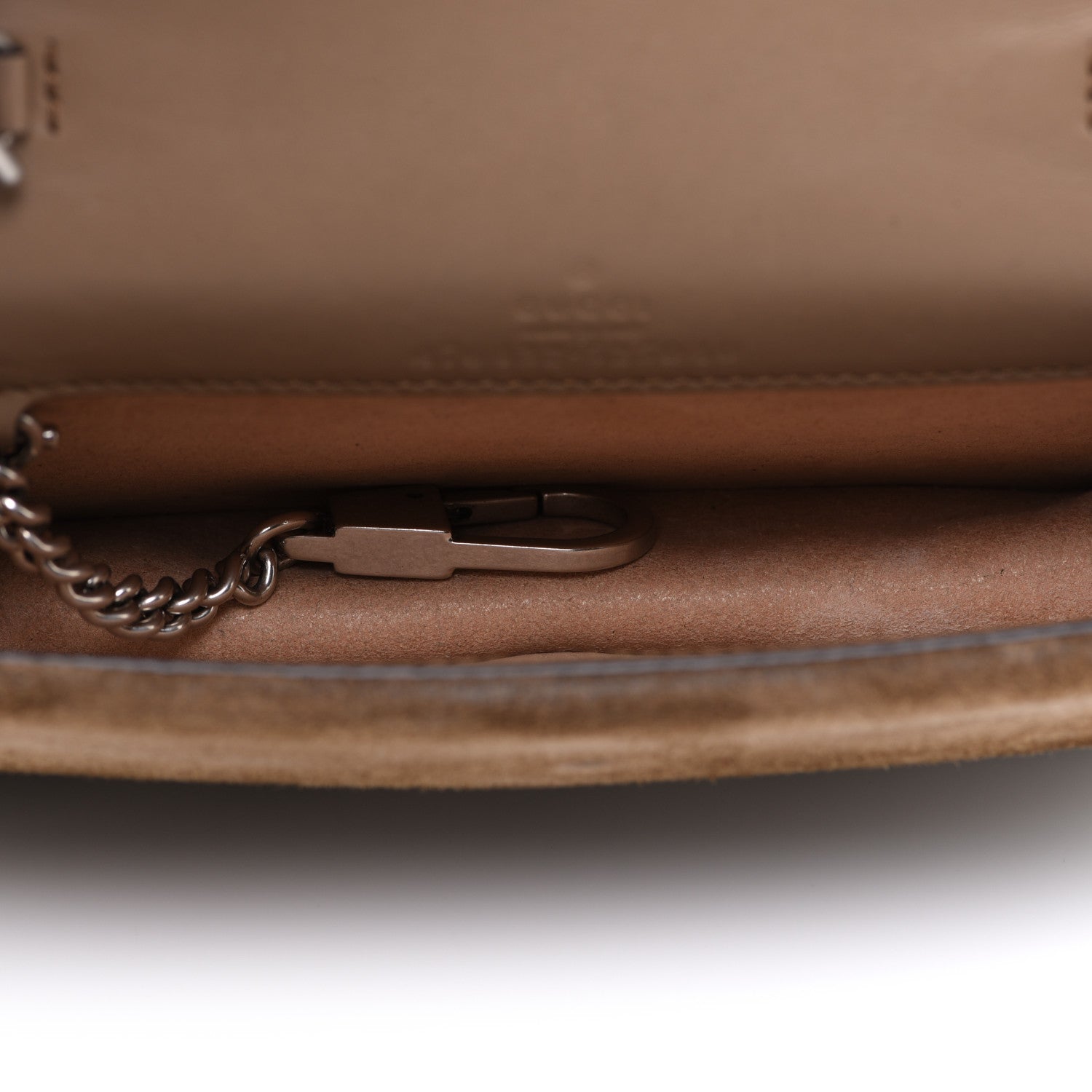 Gucci GG Supreme Monogram Super Mini Dionysus Shoulder Bag Taupe 4 of 10