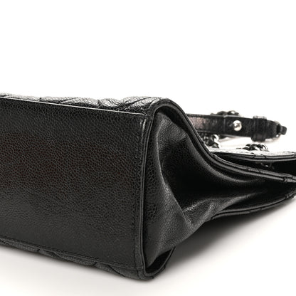 Chanel Crumpled Grained Calfskin Jumbo CC Crave Flap Black 10 of 11