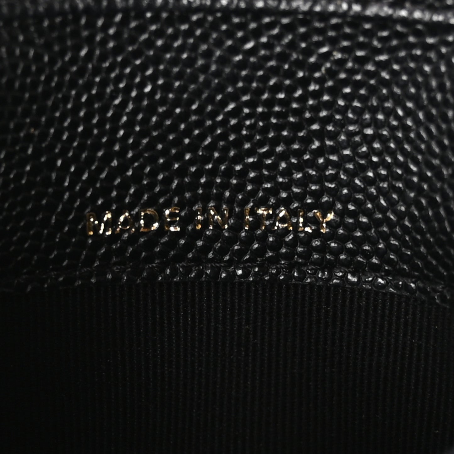 Caviar Quilted Belt Bag With Charms On Chain Black