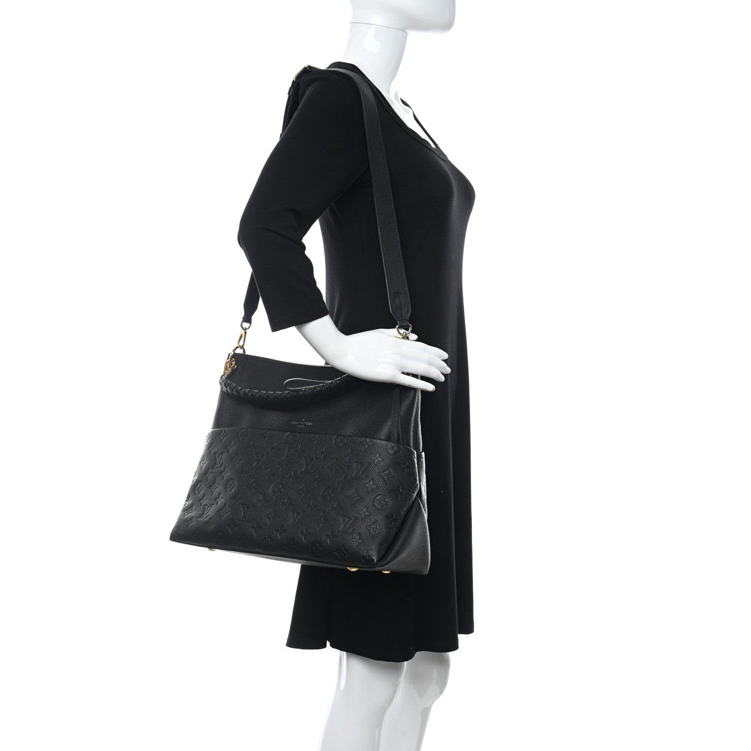 Louis Vuitton Empreinte Maida Hobo Black 2 of 9