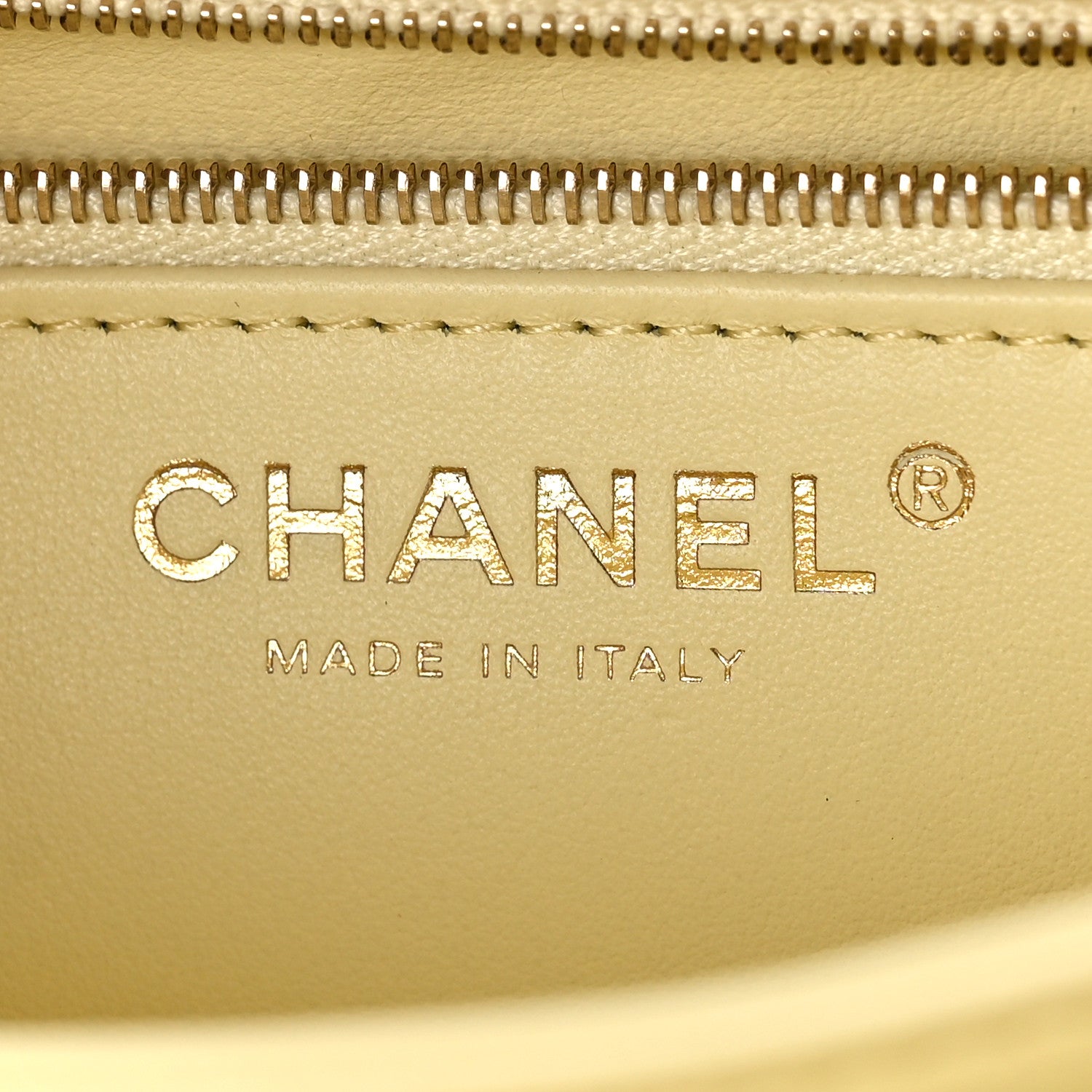 Chanel Lambskin Quilted Small Trendy Chain CC Dual Handle Flap Bag Yellow 6 of 9