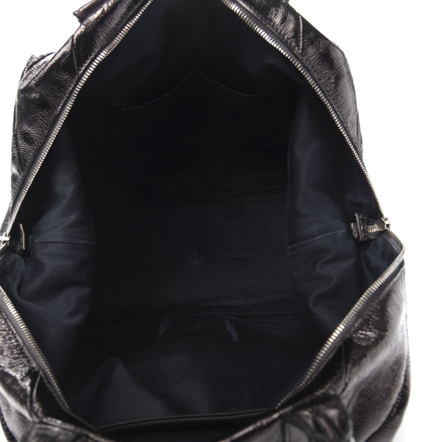Saint Laurent Textured Patent Easy Y Bag Black 5 of 18