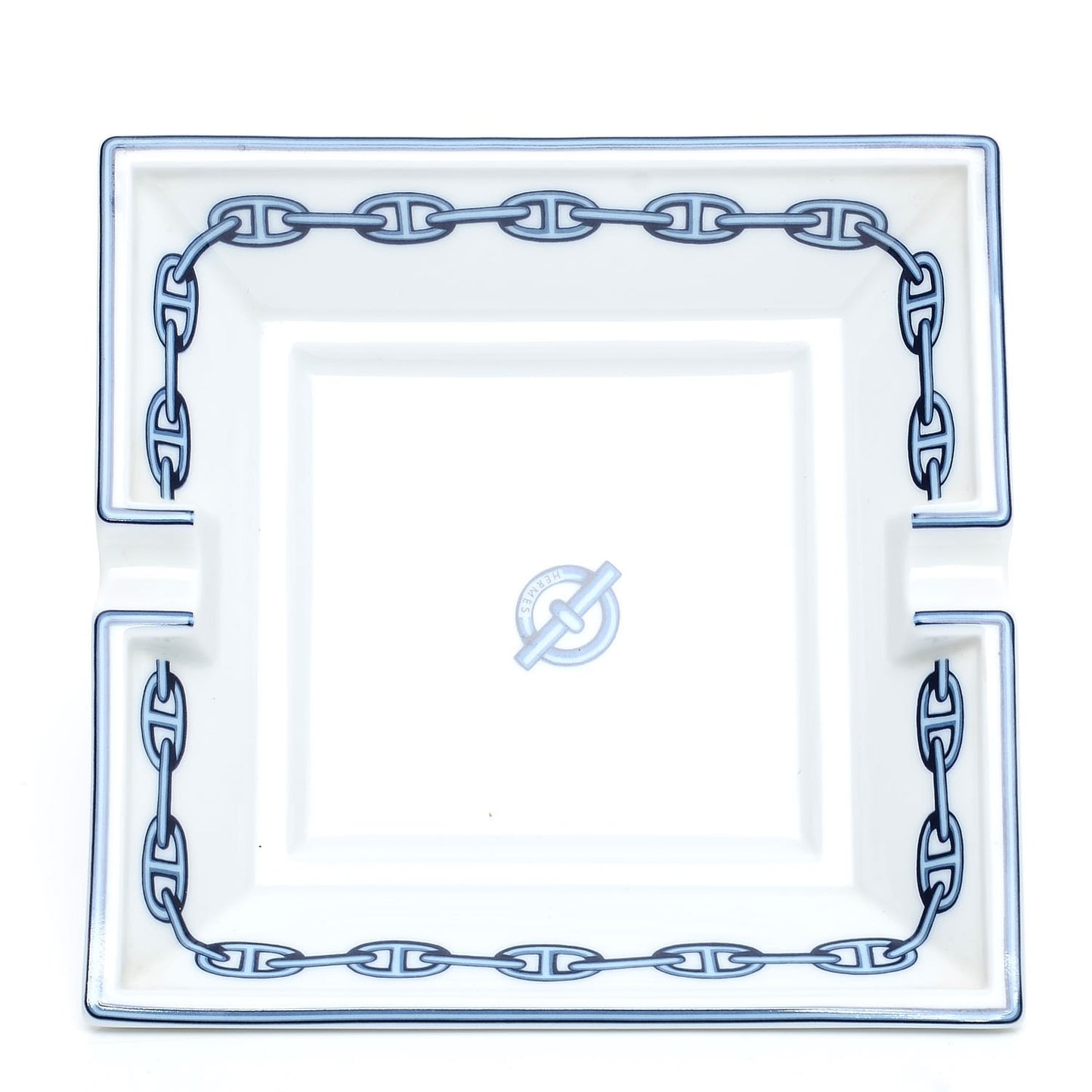 Porcelain Printed Chaine D'Ancre Ashtray