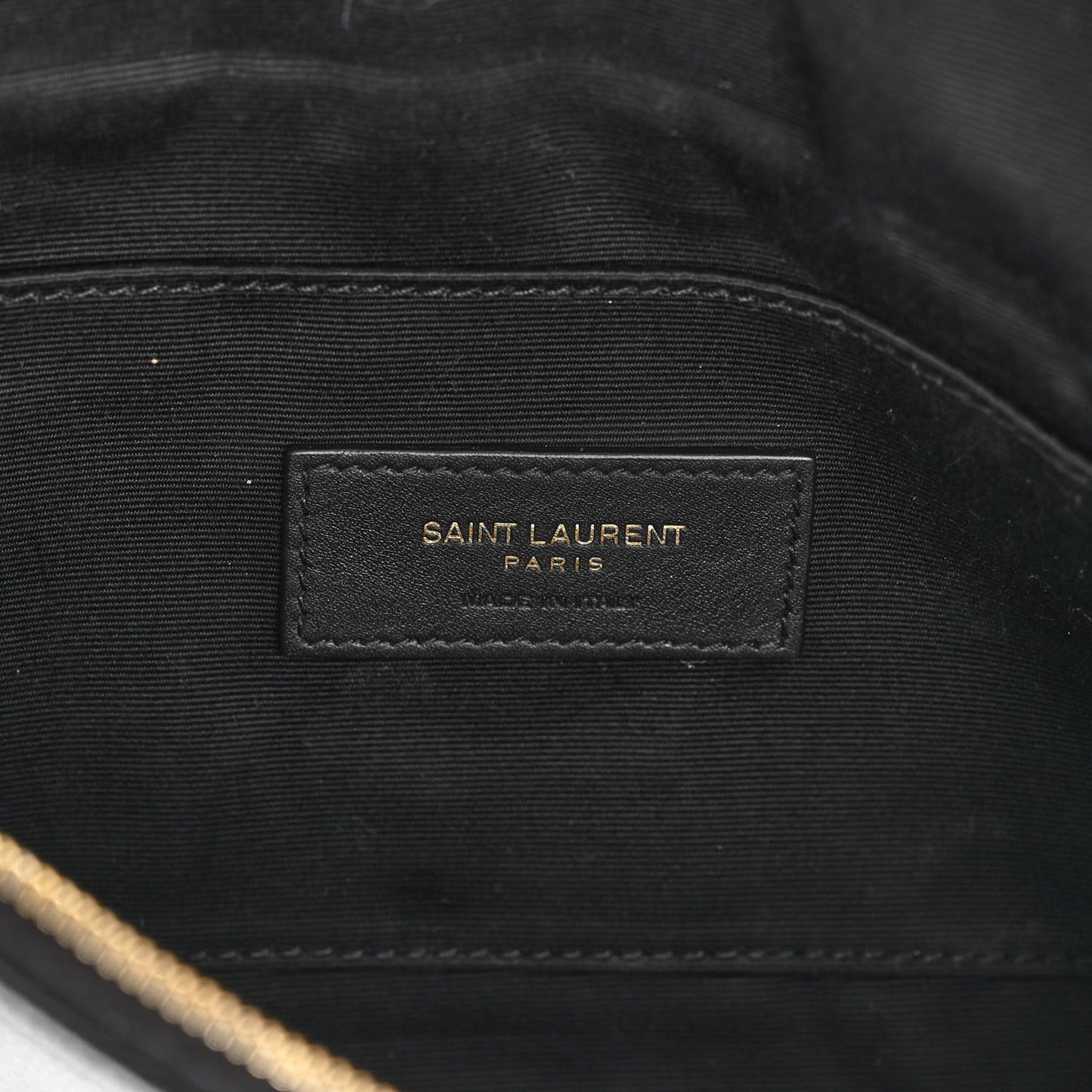 Grain De Poudre Monogram Belt Bag Black