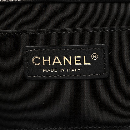 Chanel Lambskin Quilted Fold Up Again Clutch Black 6 of 10
