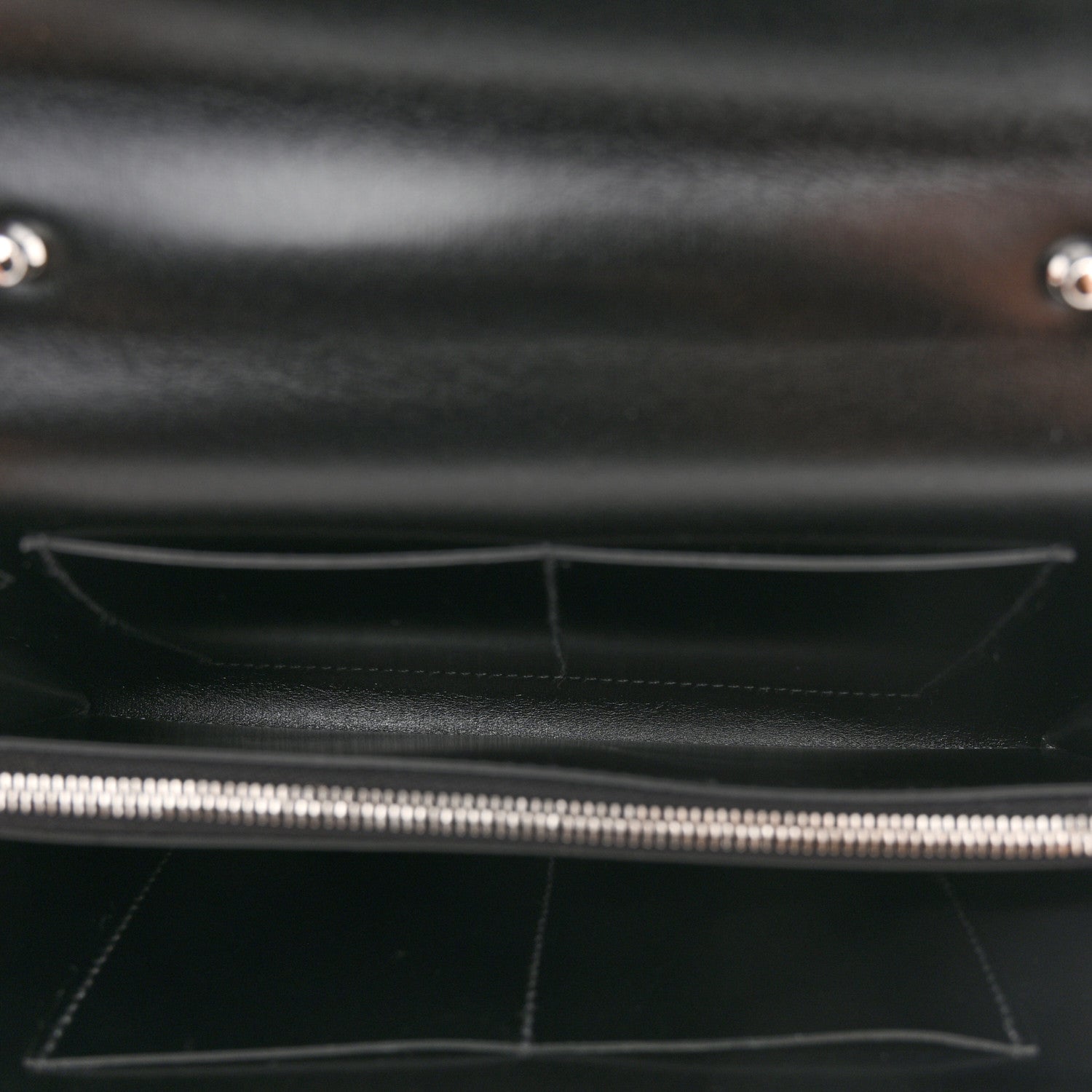 Hermes Box Kelly Wallet To Go Black 5 of 9